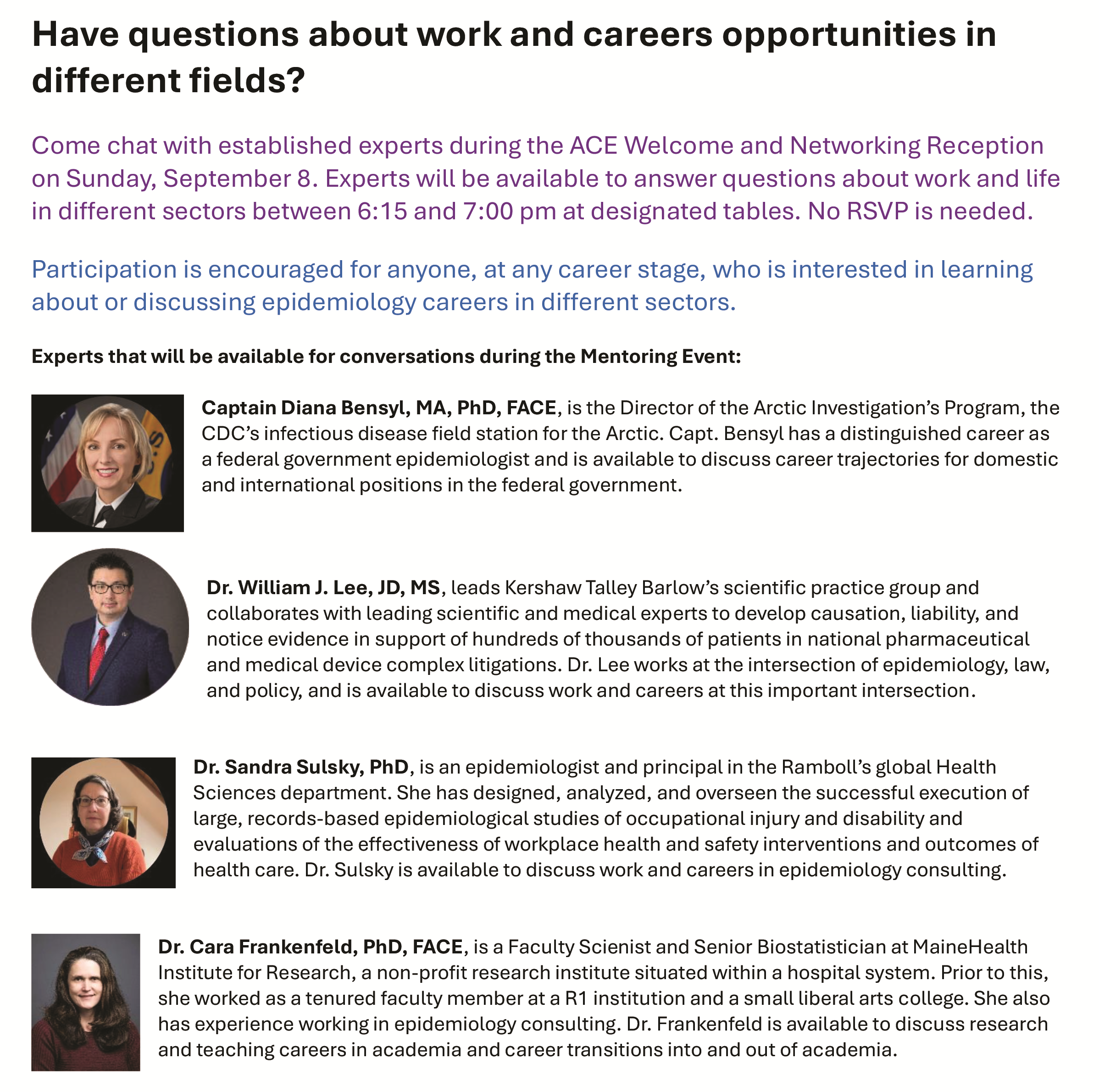 2024 Annual Meeting Mentoring Opportunities